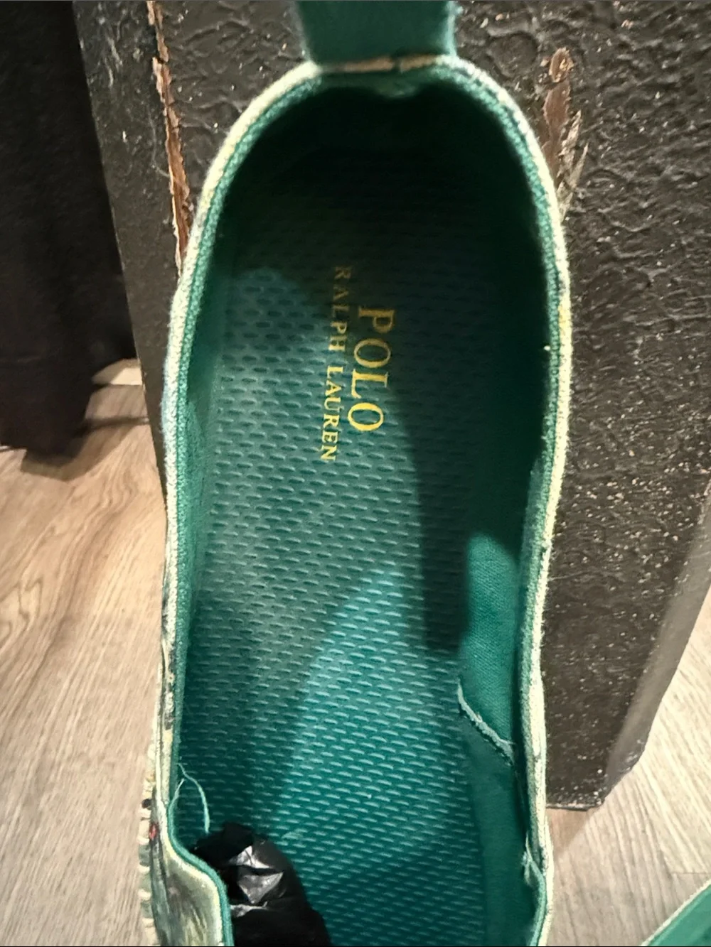 Polo by Ralph Lauren Teal Tropical Canvas Espadrilles - MENS Sz 10